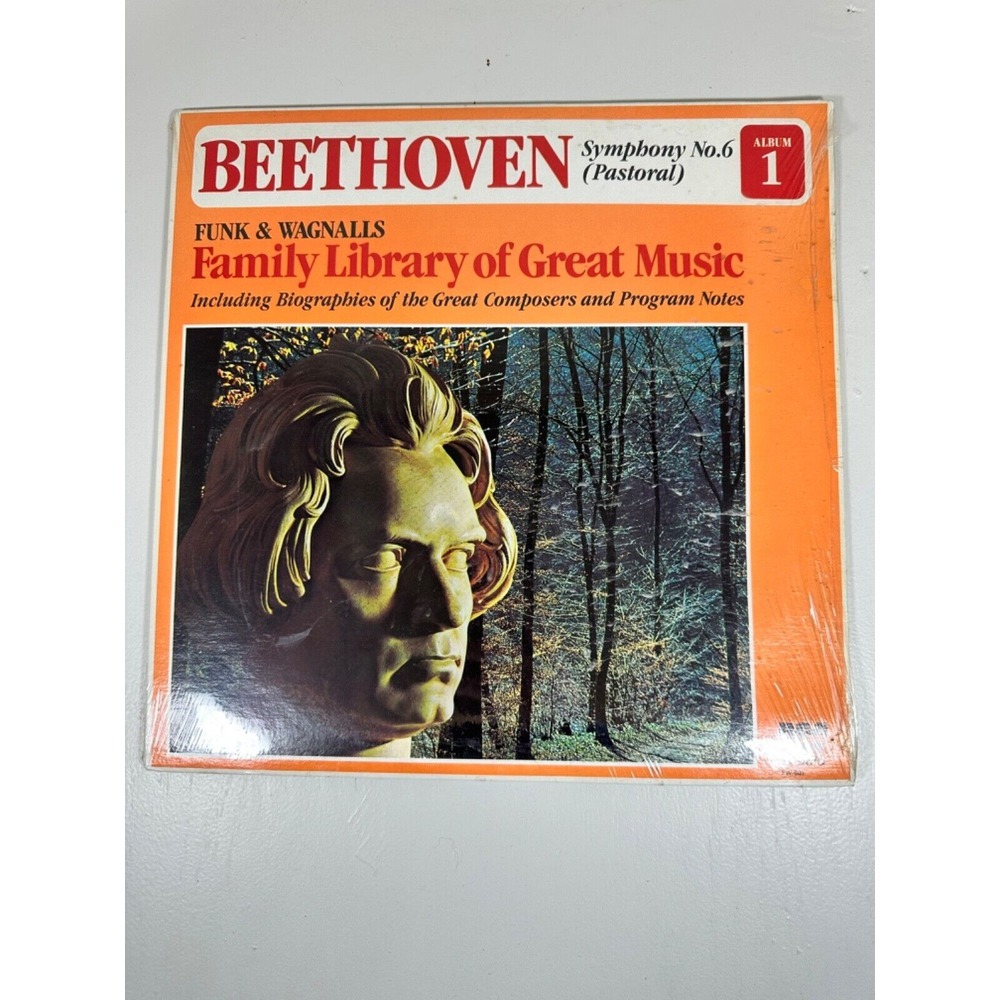 1966 Funk & Wagnalls Family‎ Library of Great Music Album 1 Beethoven #6 SEALED